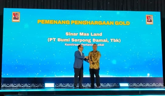 Sinar Mas Land raih CSR & PDB Award 2025 berkat program pertanian berkelanjutan dan pelestarian budaya lewat permainan tradisional.