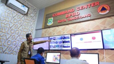BPBD Kota Tangerang resmikan Pusdalops Command Center dengan sistem CRS terpadu untuk layanan kebencanaan cepat dan terintegrasi.