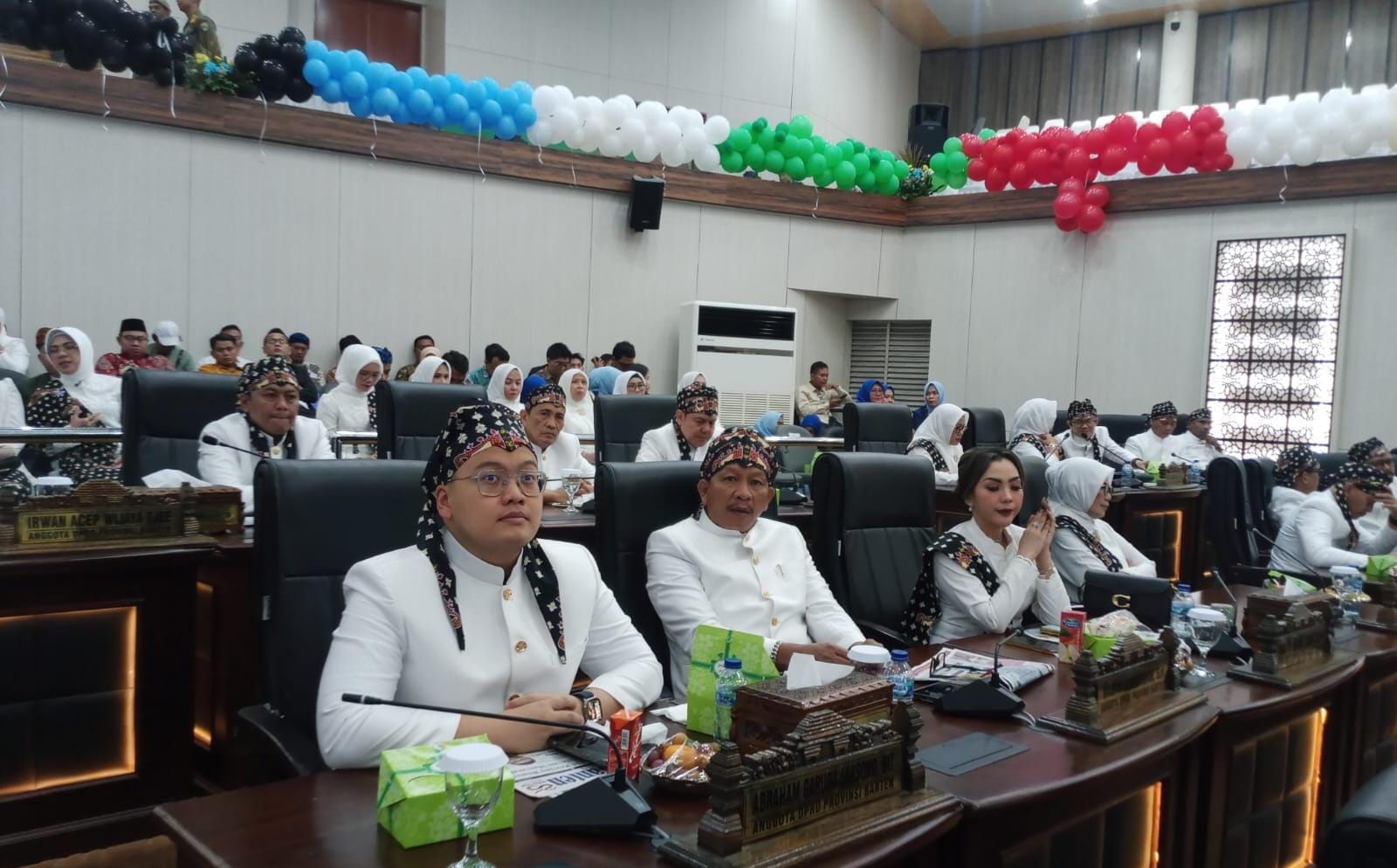 HUT ke-25 Banten: DPRD dan pemerintah ajak masyarakat bersinergi wujudkan Banten maju, sejahtera, dan bebas stunting.