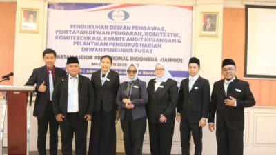 IASPRO kukuhkan pengurus 2025–2030 dan teken MoU strategis dengan PMAI serta PSPI untuk perkuat ekosistem sertifikasi nasional.