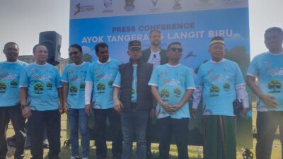 Gerakan “Ayo Tangerang Langit Biru” satukan pemerintah dan masyarakat dalam menciptakan lingkungan bersih dan sehat.