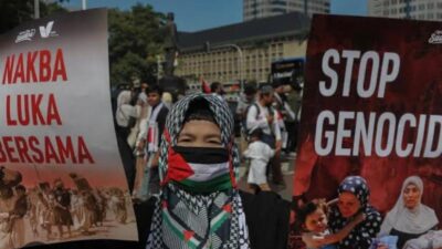 Jamaah Muslimin menolak rencana perdamaian Gaza Donald Trump, menilai hanya menguntungkan Amerika dan Zionis Israel.