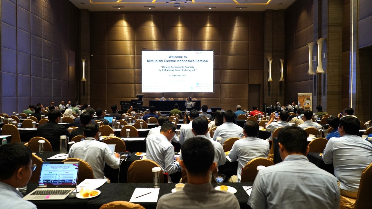 Mitsubishi Electric dorong industri manufaktur Indonesia menuju Smart Industry 4.0 yang efisien dan berkelanjutan.
