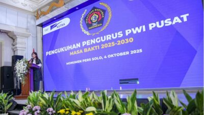 Pengukuhan PWI Pusat 2025–2030 tekankan peran pers sebagai perekat bangsa di tengah tantangan disinformasi dan AI.