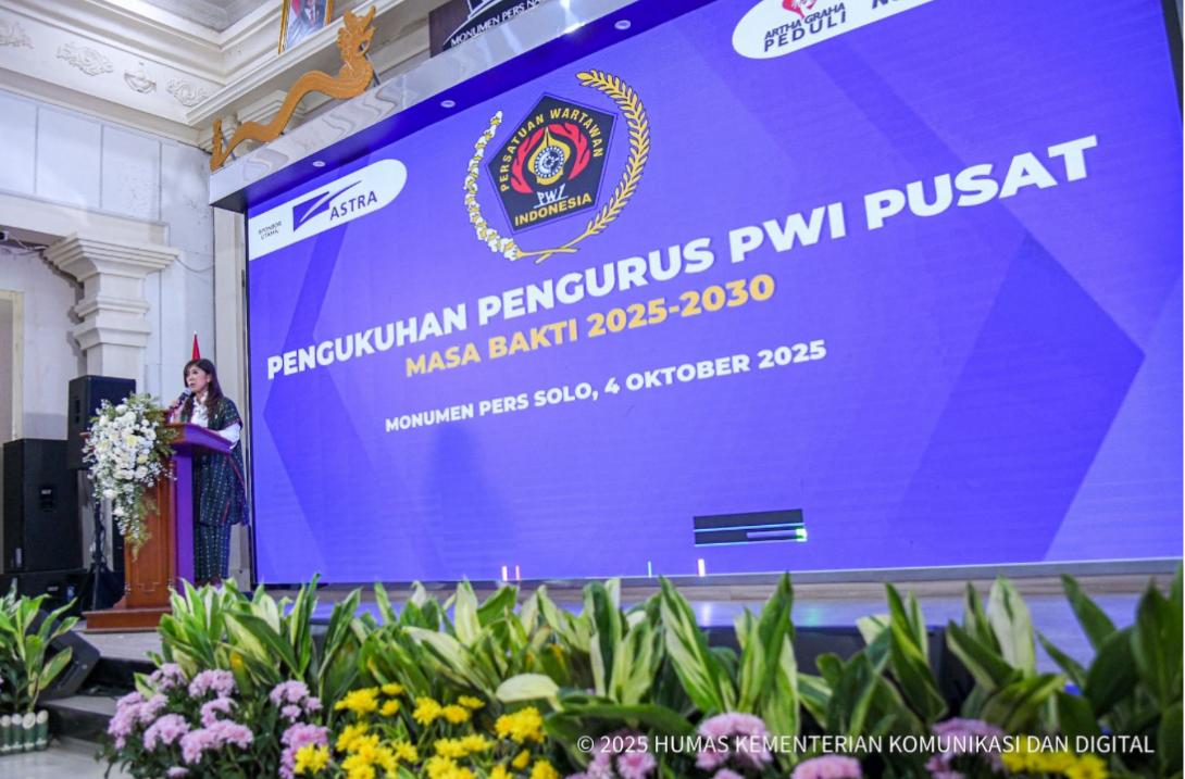 Pengukuhan PWI Pusat 2025–2030 tekankan peran pers sebagai perekat bangsa di tengah tantangan disinformasi dan AI.