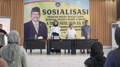 Tubagus Haerul Jaman dorong kesadaran gizi seimbang lewat Program Makan Bergizi untuk wujudkan generasi sehat dan bebas stunting.