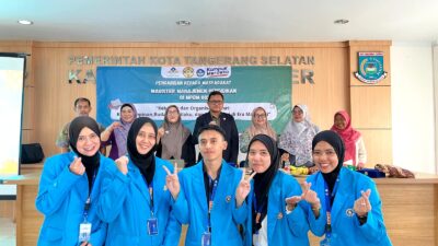 Kelompok 20 mahasiswa Program Magister Manajemen Pendidikan Universitas Pamulang (UNPAM) melaksanakan kegiatan Pengabdian kepada Masyarakat (PKM) di Kelurahan Ciater, Tangerang Selatan. Kegiatan bertema “Implementasi Manajemen Keluarga untuk Mewujudkan Keluarga Sehat dan Bahagia” tersebut berlangsung pada 13 November 2025 dan mendapatkan sambutan positif dari warga setempat.