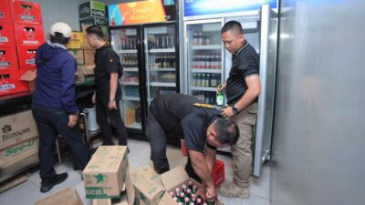 Cegah Gangguan Ketertiban, Satpol PP Tangsel Sita Miras Tanpa Izin