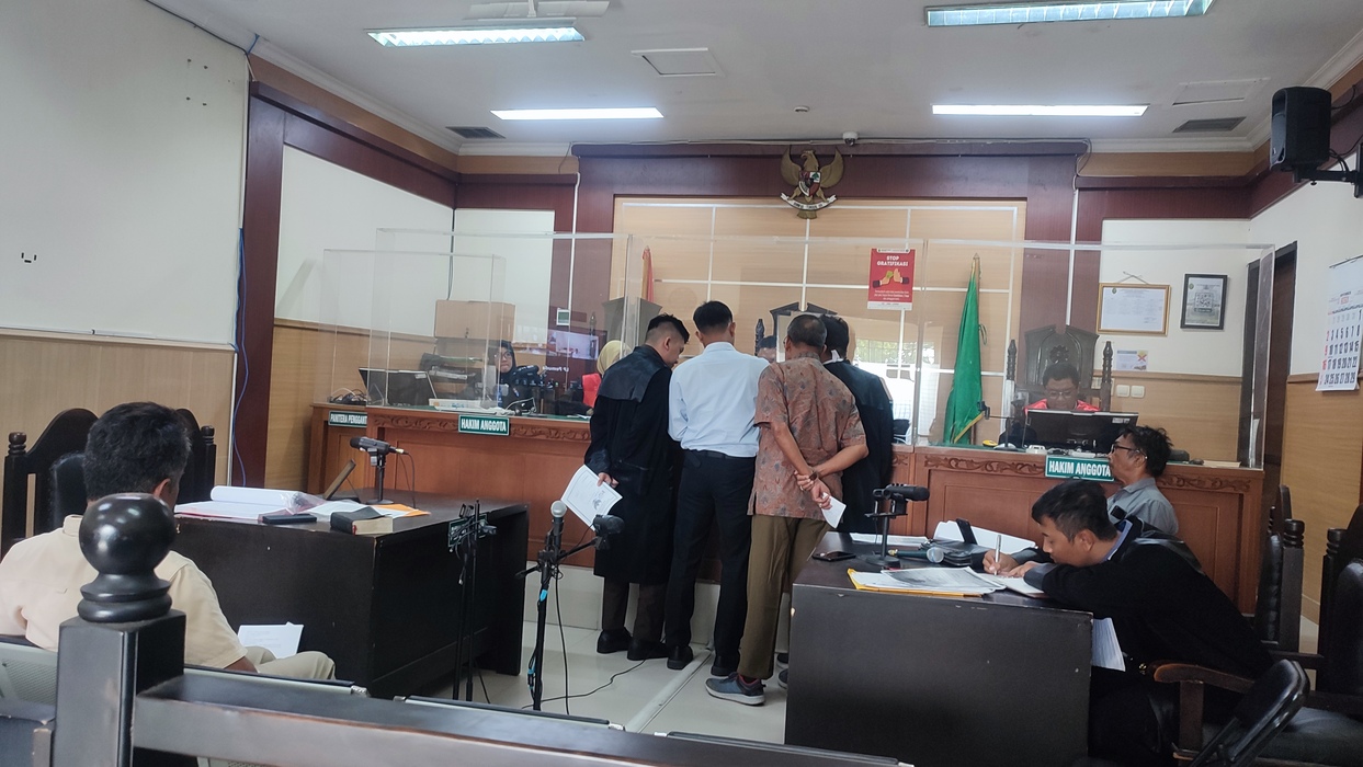 Saksi BPN tegaskan SHM Abadi Tjendera di Karang Tengah terdaftar sah dan sesuai prosedur PTSL di Pengadilan Negeri Tangerang.