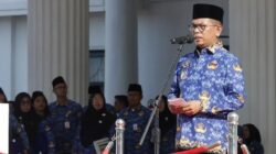 Gubernur Andra Soni ajak ASN Banten solid, berintegritas, adaptif digital, dan siap wujudkan reformasi birokrasi pada HUT ke-54 Korpri.