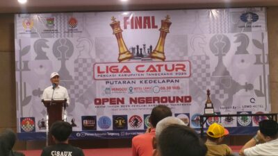 Wagub Dimyati Tutup Liga Catur Percasi Kabupaten Tangerang