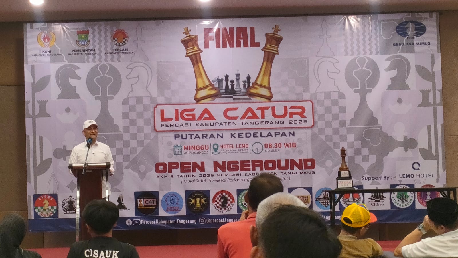 CASMA juara Liga Catur Percasi Kabupaten Tangerang 2025 usai mengoleksi 27 poin, ungguli 15 klub dan buktikan konsistensi pembinaan.