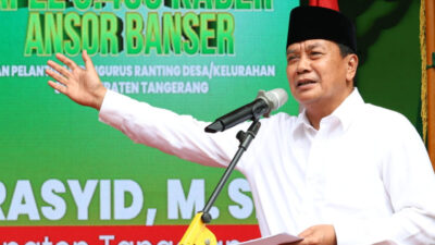 Bupati Tangerang mengapresiasi GP Ansor dan Banser atas peran menjaga persatuan, keamanan, dan stabilitas sosial di daerah.