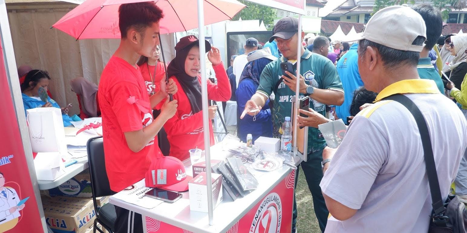 HAS 2025 di Kabupaten Tangerang diisi Funwalk dan kampanye layanan HIV berkelanjutan oleh KPA dan relawan untuk dukung pencegahan serta deteksi dini.