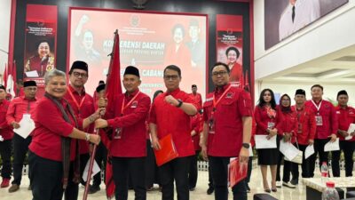 Ade Sumardi Kembali Pimpin PDIP Banten, Abraham Garuda Laksono Masuk Jadi Pengurus Wakil Gen Z