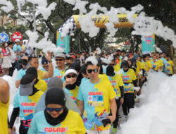 HUT ke-17 Tangsel Semakin Meriah lewat Color Bubble Run di BSD Serpong