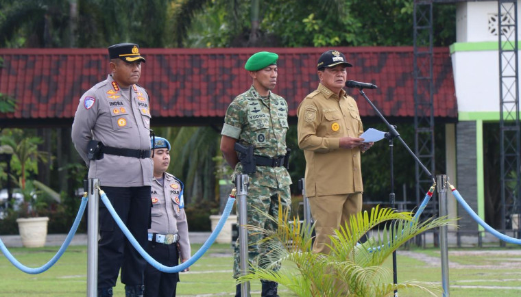 Pemkab Tangerang gelar Apel Operasi Lilin Maung 2025 siapkan 650 personel amankan Natal & Tahun Baru Nataru.