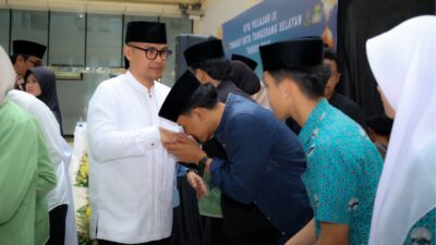 Wakil Wali Kota Tangsel Pilar Saga Ichsan menutup MTQ Pelajar IX, menegaskan penguatan akhlak dan cinta pelajar pada Al-Qur’an.