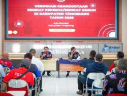 Verifikasi Keanggotaan SP/SB, Disnaker Tangerang Tegaskan Pentingnya Data Valid