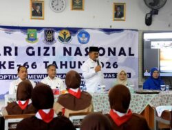 Hari Gizi Nasional 2026, Wali Kota Tangerang Dorong Konsumsi Pangan Lokal Bergizi