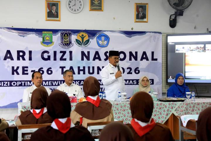 Peringatan Hari Gizi Nasional 2026 di Kota Tangerang menekankan gizi seimbang, pangan lokal, dan percepatan penurunan stunting.