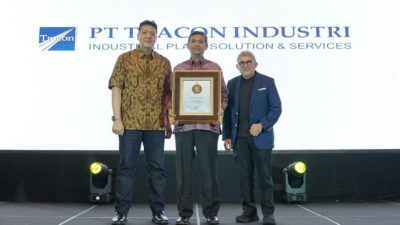 PT Tracon Industri meraih Indonesia Best Digital Innovation Award 2025 lewat ELVIS, ekosistem digital terpadu yang meningkatkan efisiensi.