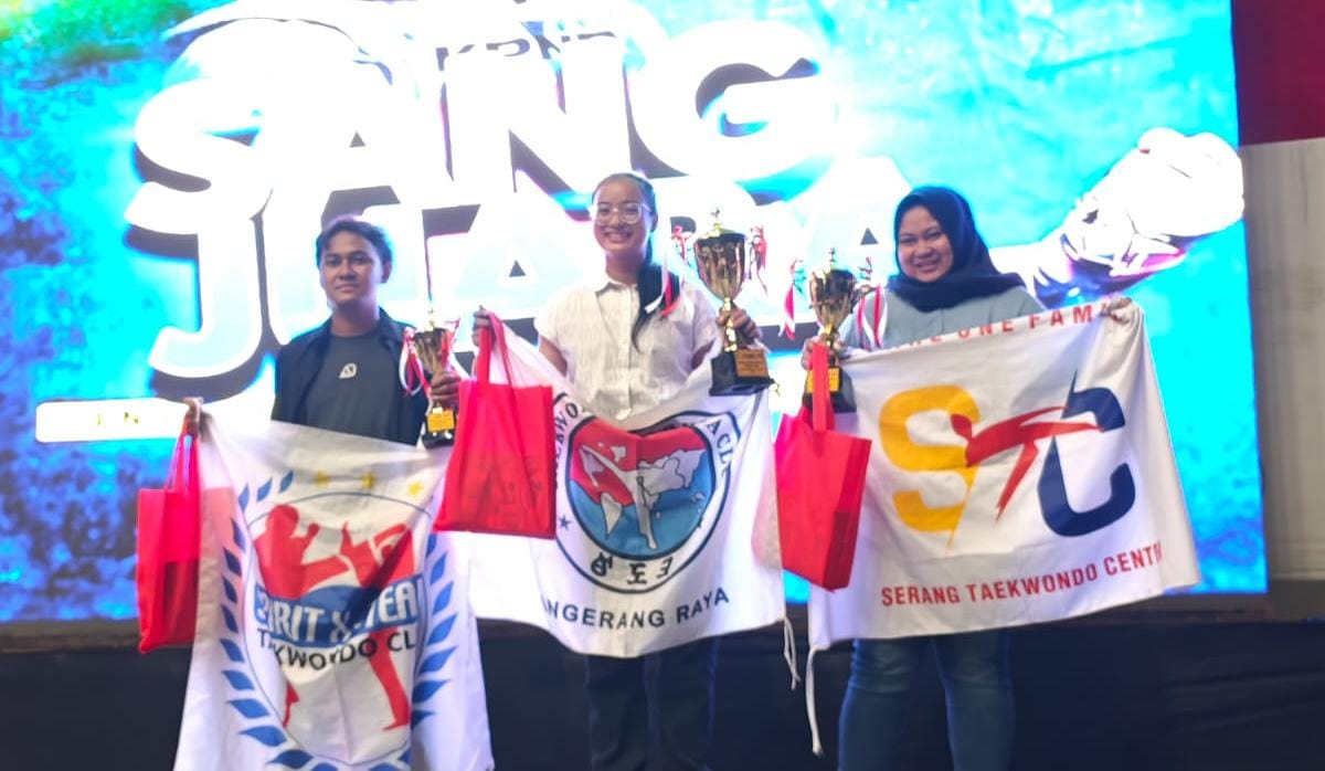 Garuda Club memborong tiga gelar juara umum di Prabu Challenge 9 Tangerang, menegaskan dominasi pembinaan taekwondo usia dini.