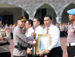 Kapolda Banten Ganjar 6 Anggota Berprestasi