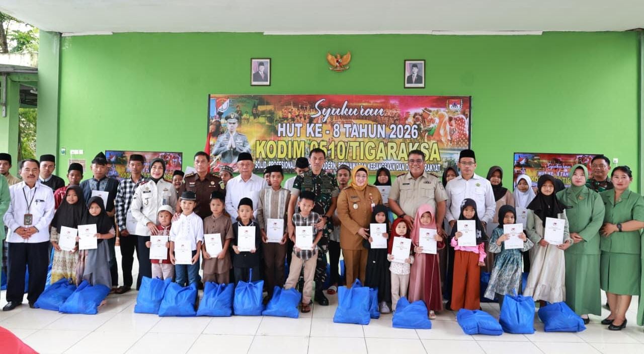 Wabup Tangerang Intan Nurul Hikmah hadiri HUT ke-8 Kodim 0510/Tigaraksa dan tekankan penguatan sinergi TNI-Pemda.