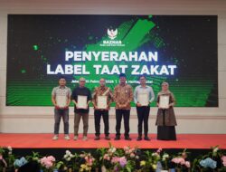 PNM Raih Sertifikat Label Taat Zakat sebagai Perusahaan Taat Zakat dari BAZNAS