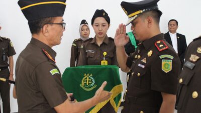 Dimas Sigit Tanugraha Dilantik sebagai Kacabjari Sebatik, Perkuat Penegakan Hukum di Perbatasan Nunukan