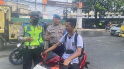 Ramai Jam Sibuk di Jalur Serang, Satlantas Tangerang Lakukan Ini ke Pengendara