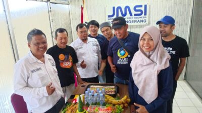 Perumda Tirta Benteng kunjungi JMSI Kota Tangerang untuk memperkuat sinergi media dalam momentum HUT JMSI dan HPN 2026.