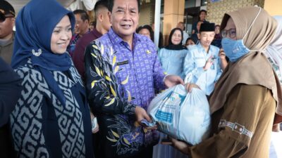 Bupati Tangerang buka Bazar Ramadan, sediakan paket sembako murah dan produk UMKM bagi warga sekitar Pemkab.
