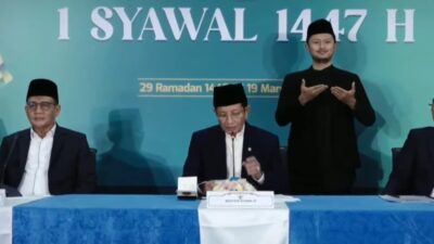 Pemerintah menetapkan Idulfitri 2026 jatuh pada 21 Maret 2026 setelah sidang isbat menyatakan hilal belum memenuhi kriteria MABIMS.