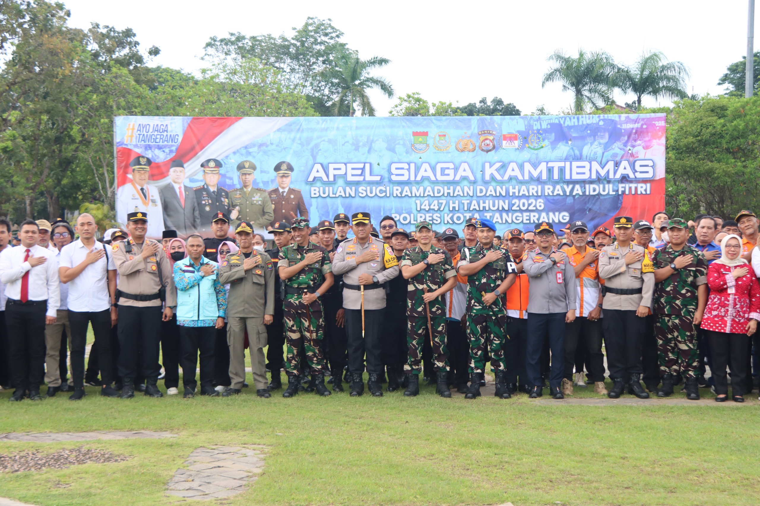 Polresta Tangerang siagakan 1.123 personel gabungan dalam Operasi Ketupat Maung 2026 untuk pengamanan mudik dan Idulfitri.
