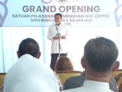 SPPG Bencongan 3 Kelapa Dua Diresmikan, Bupati Tangerang Tekankan Pentingnya Gizi Pelajar