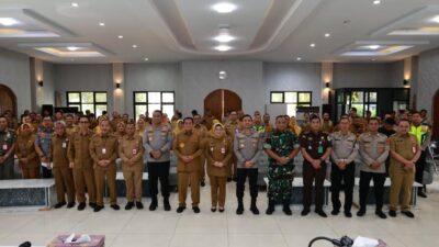 Pemkab Tangerang gelar rakor Forkopimda untuk memastikan kesiapan pengamanan, arus mudik, dan stabilitas pangan jelang Idulfitri.