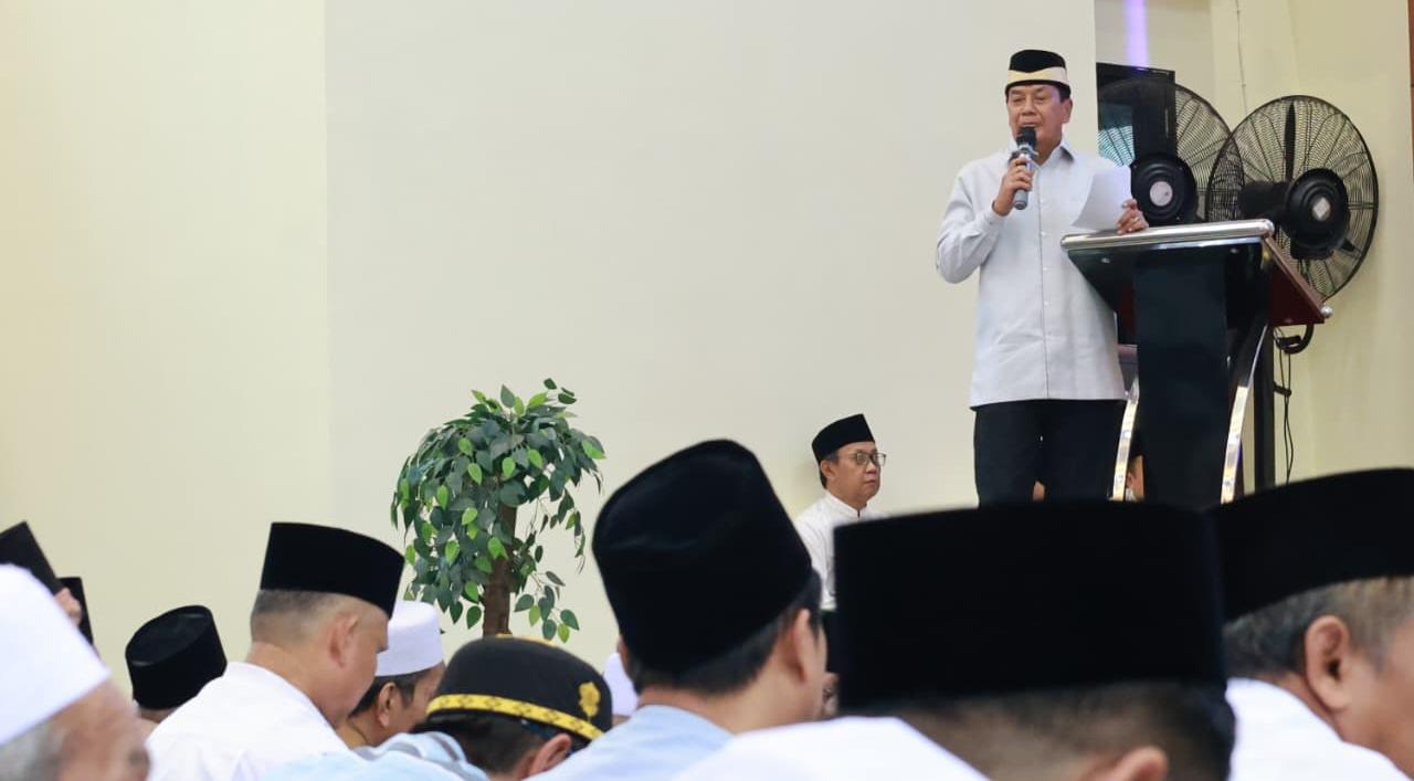 Bupati Tangerang sampaikan arah kebijakan RPJMD saat pengajian Al-Munir, fokus pada pendidikan, kesehatan, lingkungan, dan ekonomi.