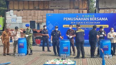 Operasi Gurita Bea Cukai Banten: 22 Juta Rokok Ilegal Disita dan Dimusnahkan Ramah Lingkungan