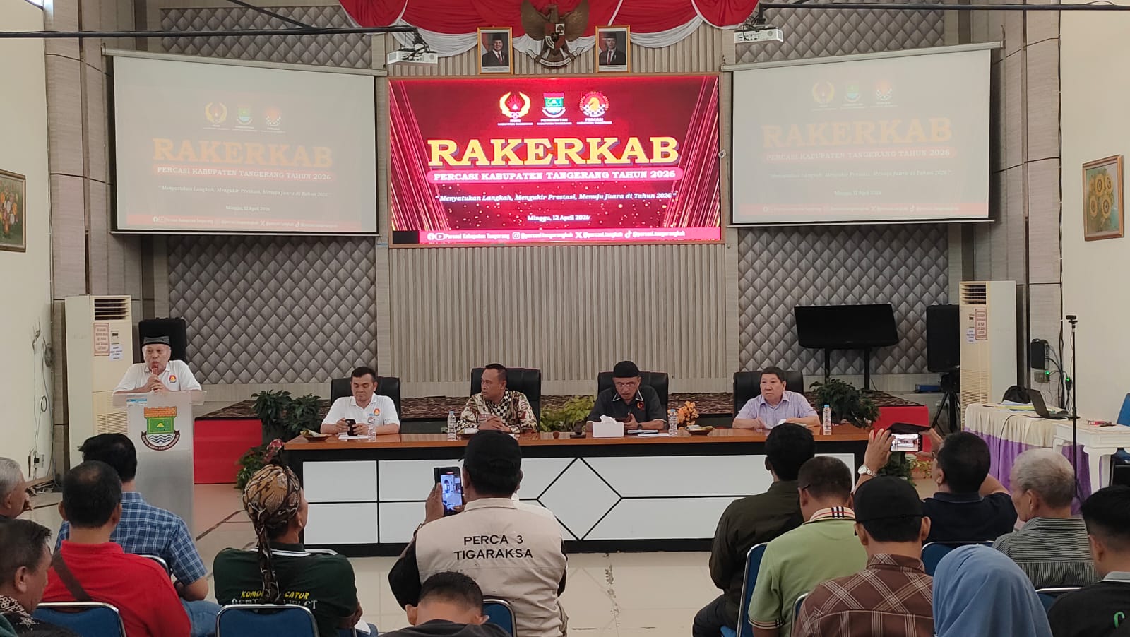 Percasi Kabupaten Tangerang gelar Rakerkab 2026, perkuat program dan strategi untuk meraih prestasi di Porprov Banten.