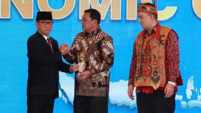 Sinergi Pemkab Tangerang dalam tata kelola dan pembangunan ekonomi daerah berbuah penghargaan Economic Growth tingkat nasional.