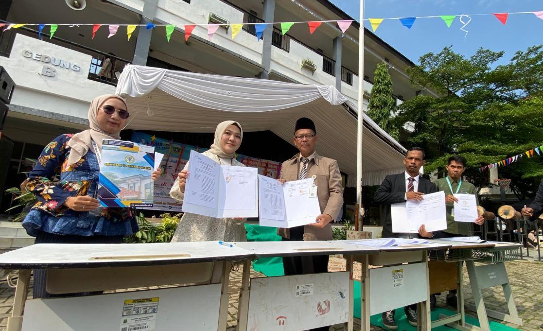 Kolaborasi industri dan LPK di Nilfest 2026 membuka jalan sukses bagi siswa SMKN 5 Tangsel menuju dunia kerja.