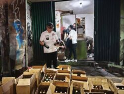 Pemkot Tangerang Bongkar Peredaran Miras, 400 Botol Disita dari Toko Ilegal
