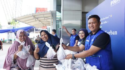 PNM Tebar Syukur, Salurkan Hewan Kurban untuk Warga di Sekitar Wilayah Layanan