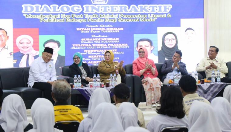KWRI dan Pemkab Tangerang perkuat kolaborasi literasi digital lewat program edukasi dan upaya cegah penyebaran hoaks.