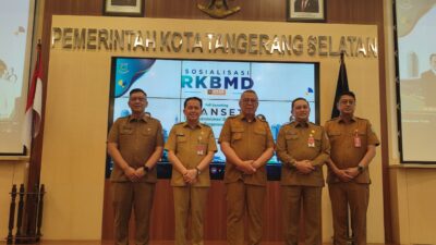 Pemkot Tangsel menerapkan sistem paperless pengelolaan BMD melalui aplikasi Sanset berbasis tanda tangan elektronik.