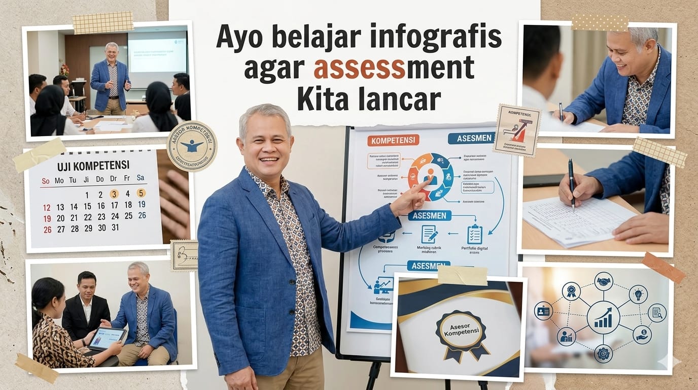 Asesor profesional mulai memakai infografis dan AI untuk meningkatkan transparansi dan efektivitas sertifikasi profesi.