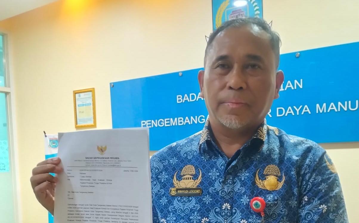 Rekomendasi BKN menjadi dasar pengukuhan Sekda Tangsel masuk tahap akhir administrasi sebelum penetapan resmi oleh Wali Kota