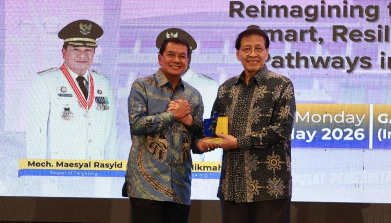 Hasan Wirayuda mengapresiasi keterbukaan Pemkab Tangerang dalam merumuskan kebijakan lewat seminar internasional TIDS 2026.